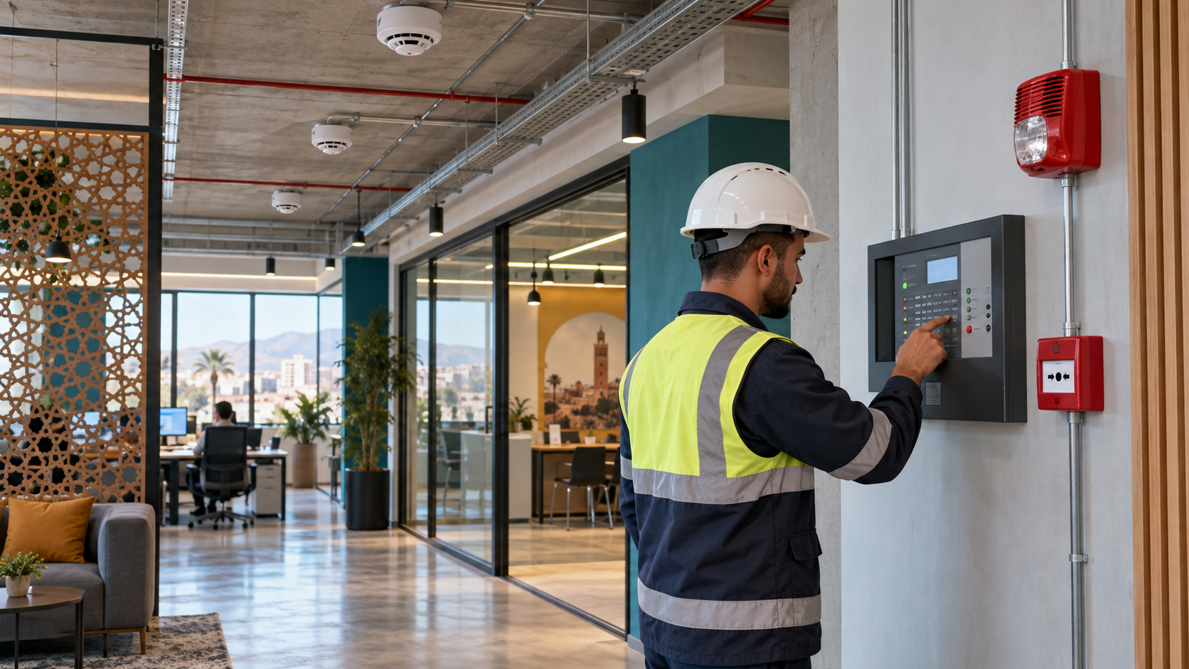 Installation professionnelle d’un système de détection d’incendie